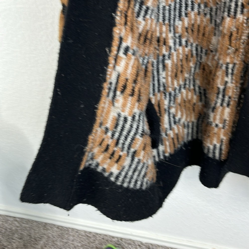 ZADIG & VOLTAIRE Tanya Long Cardigan In Chamois Open Front Leopard Spotted Anima - Picture 5 of 9